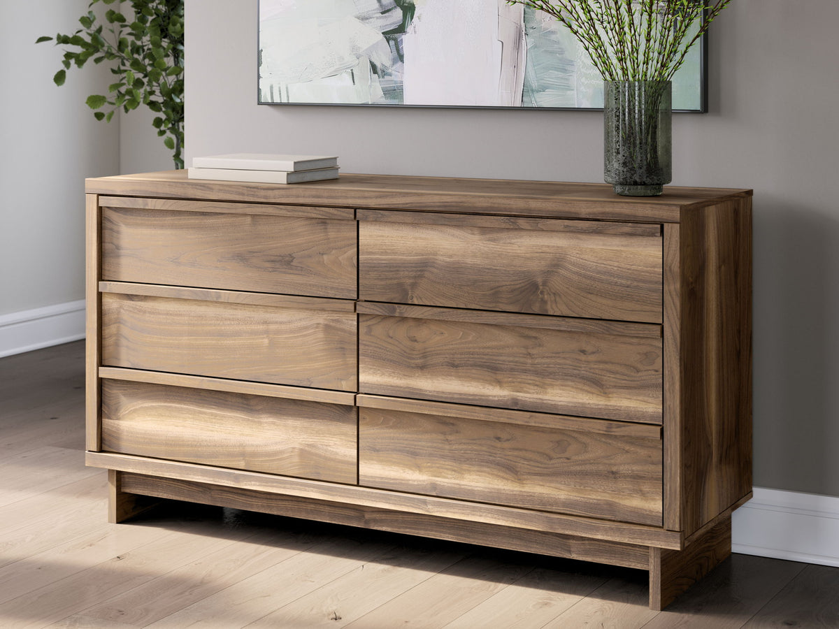Chirason - Six Drawer Dresser - Brown by Ashley – view 4