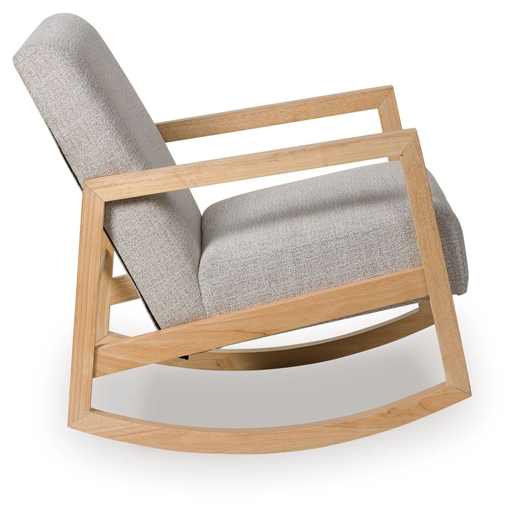 Wychworth - Accent Chair - Gray / Natural by Ashley – view 4