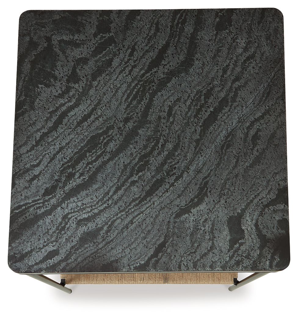Minrich - Accent Table - Black / Natural by Ashley – view 4