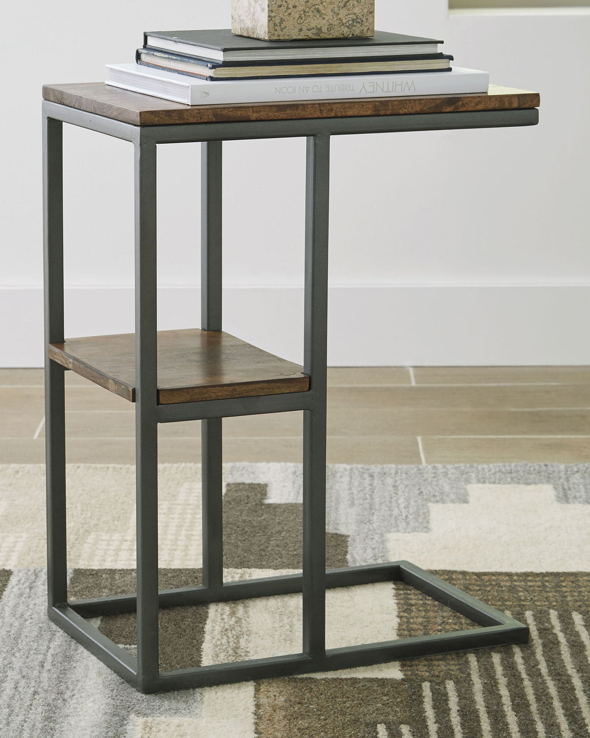 Forestmin - Accent Table - Natural / Black by Ashley – view 4