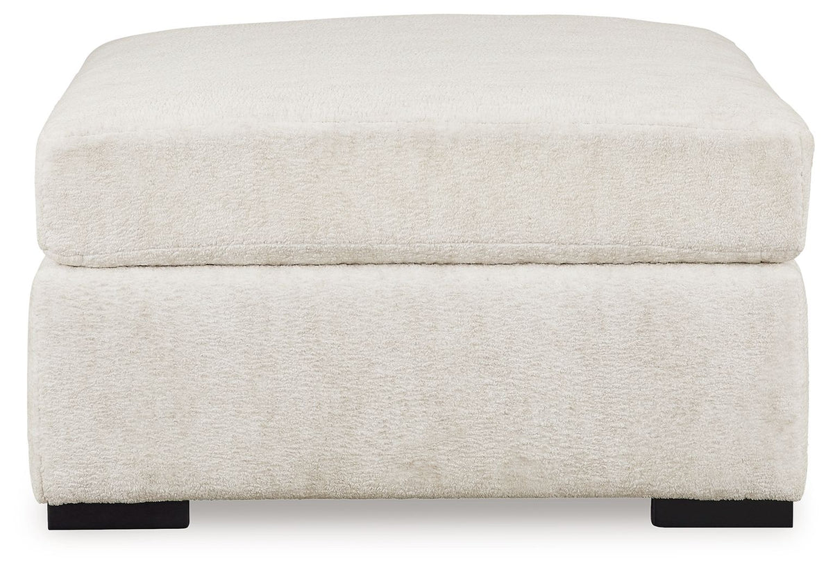 Chessington - Oversized Accent Ottoman - Ivory by Ashley – view 4