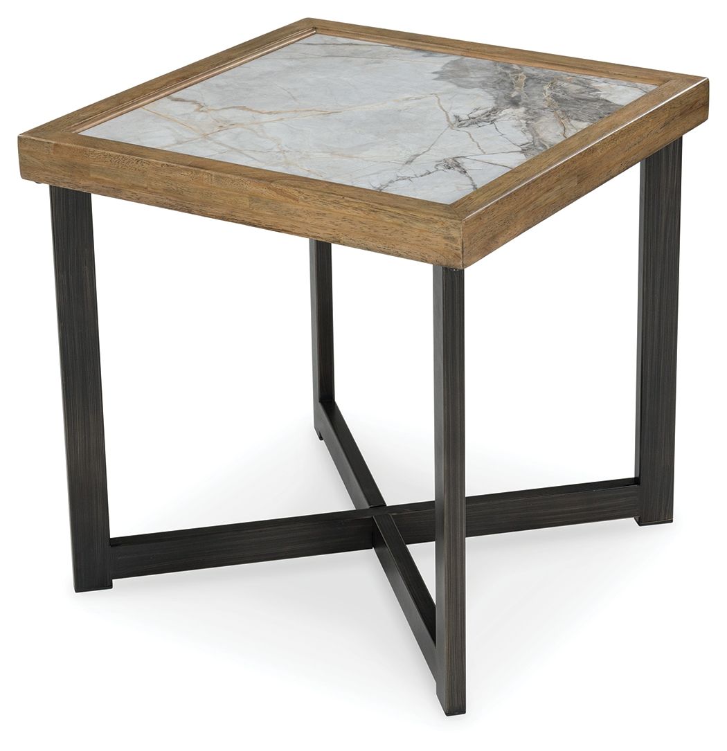 Montia - Square End Table - Multi by Ashley – view 4