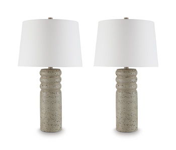 Callbrook - Poly Table Lamp (Set of 2) - Beige by Ashley – Table Lamps