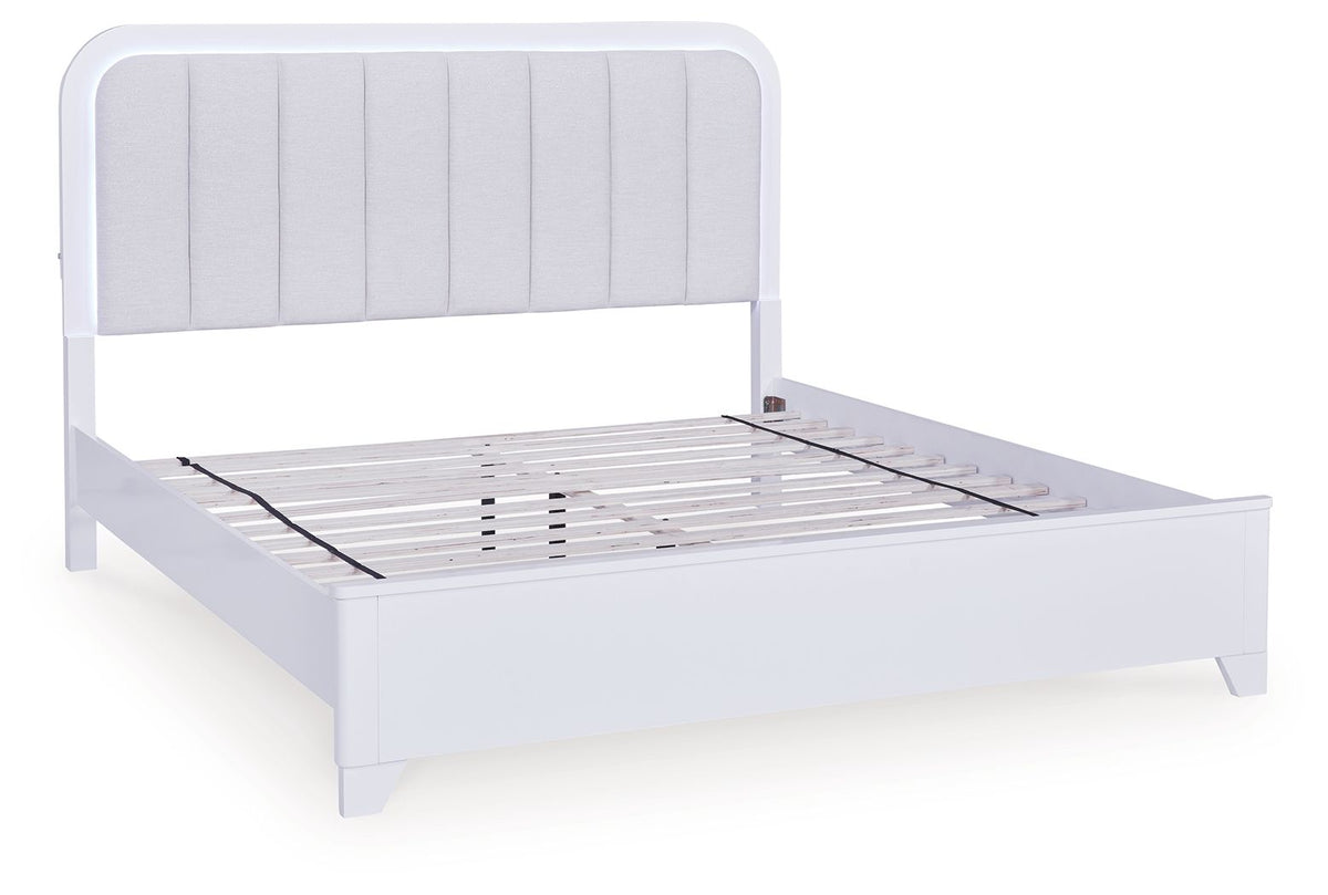 Jarlee - Upholstered Panel Bed by Ashley – view 4