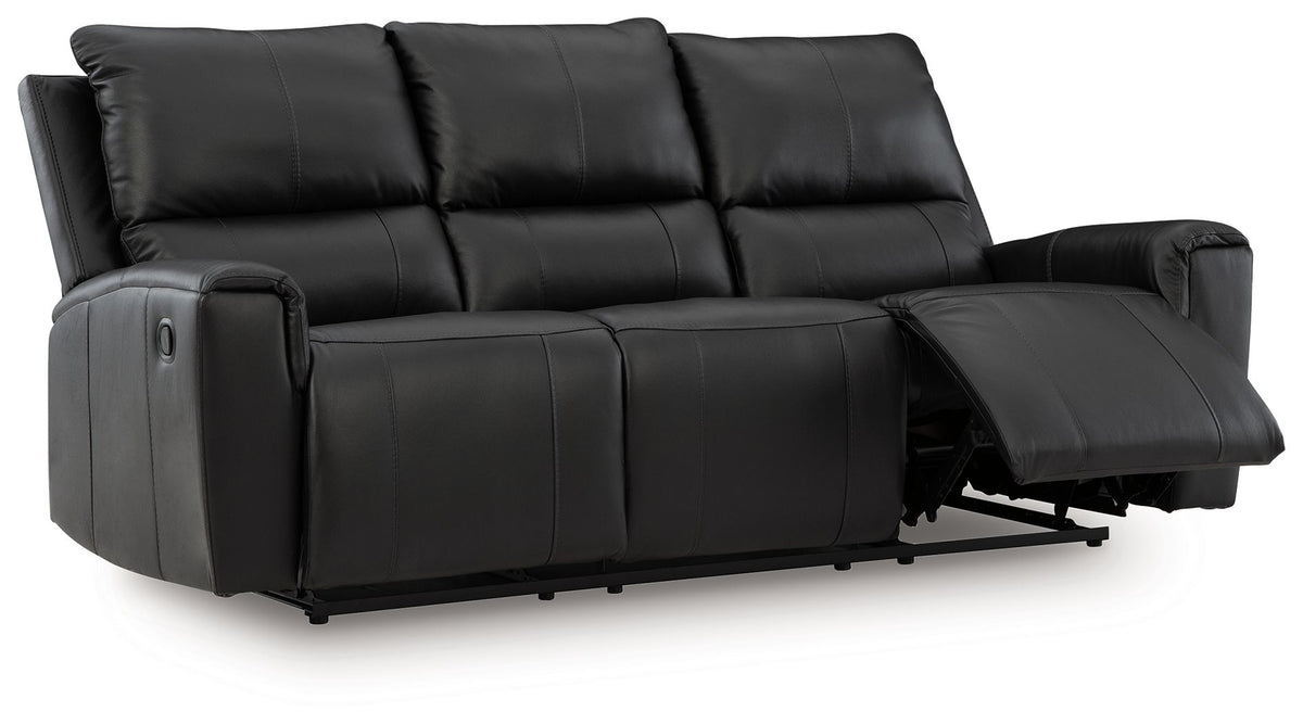 Glossmore - Reclining Sofa - Black by Ashley – view 4