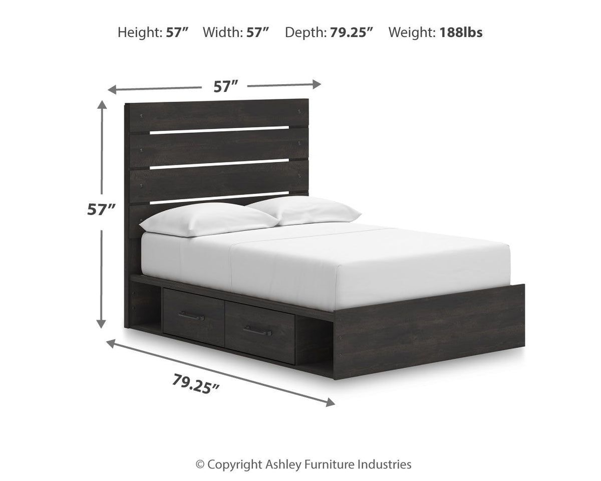 Hollivern - Panel Storage Bed by Ashley – view 4