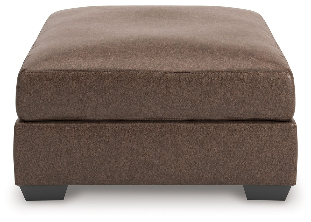 WillowBend - Oversized Accent Ottoman - Umber by Ashley – view 4