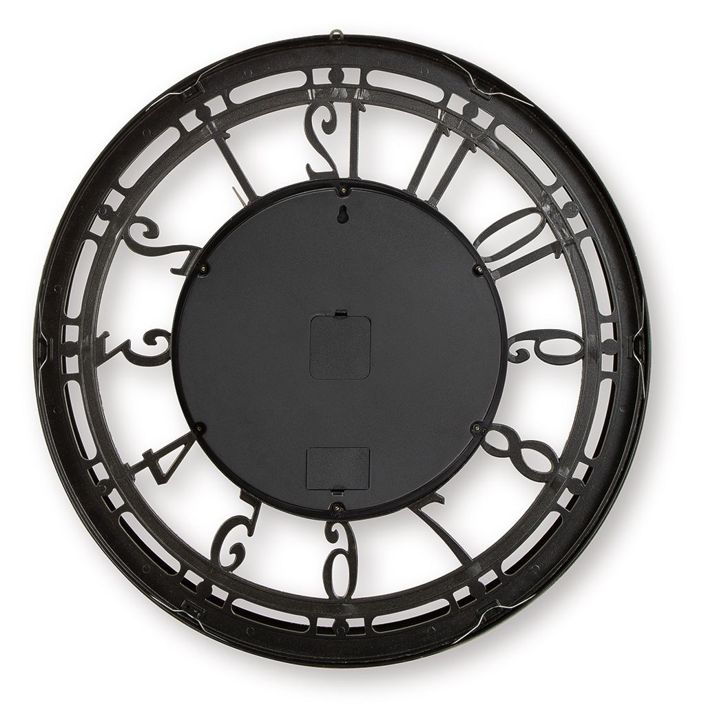 Gilover - Wall Clock - Champagne Finish by Ashley – view 2