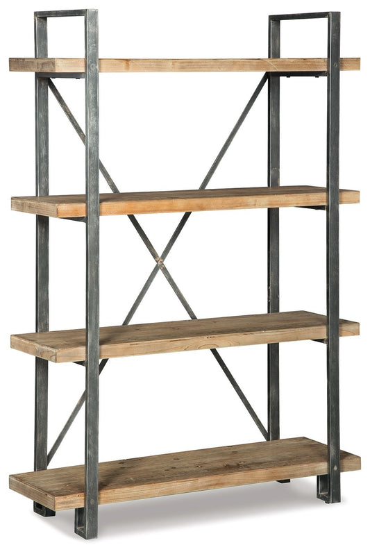 Forestmin - Bookcase - Brown / Black by Ashley – Standard Bookcases