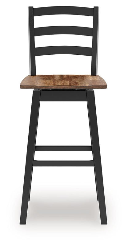 Wildenauer - Swivel Stool (Set of 2) by Ashley – view 3