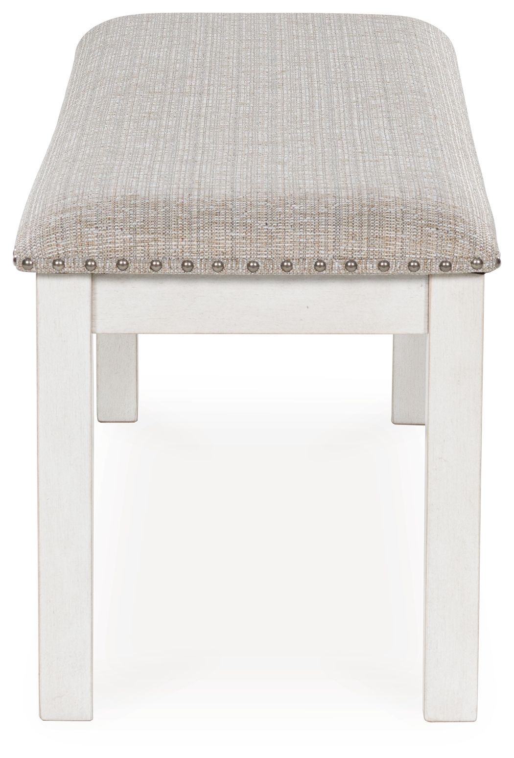 Robbinsdale - Large Upholstered Dining Room Bench - Antique White by Ashley – view 2