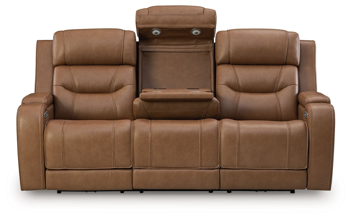 Knightington - Power Reclining Sofa With Audio Seating by Ashley – view 3
