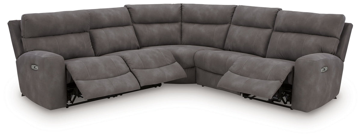 Next-Gen Durapella - 6 Piece Power Reclining Sectional Set by Ashley – view 3