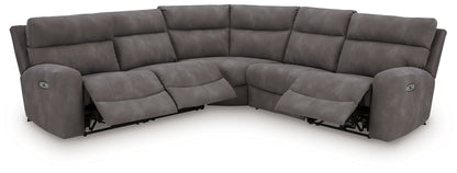 Next-Gen Durapella - 6 Piece Power Reclining Sectional Set by Ashley – view 3