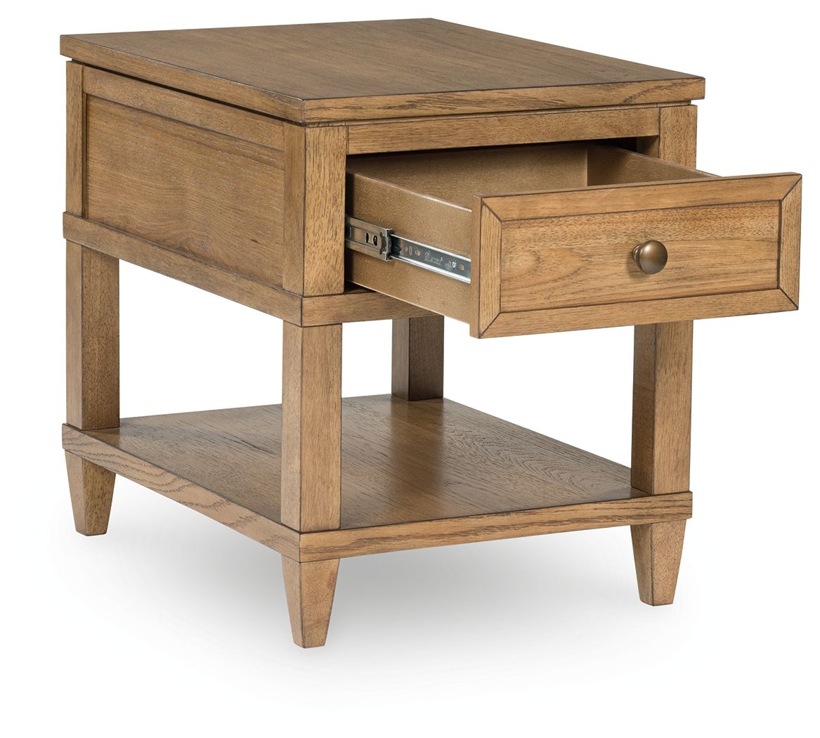 Sharlance - Rectangular End Table - Light Brown by Ashley – view 2