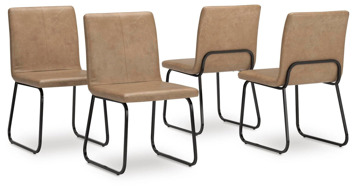 Pharwynn - Dining Upholstered Side Chair (Set of 4) - Toast by Ashley – view 2
