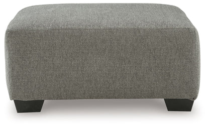 Clarington - Oversized Accent Ottoman - Greystone by Ashley – view 2