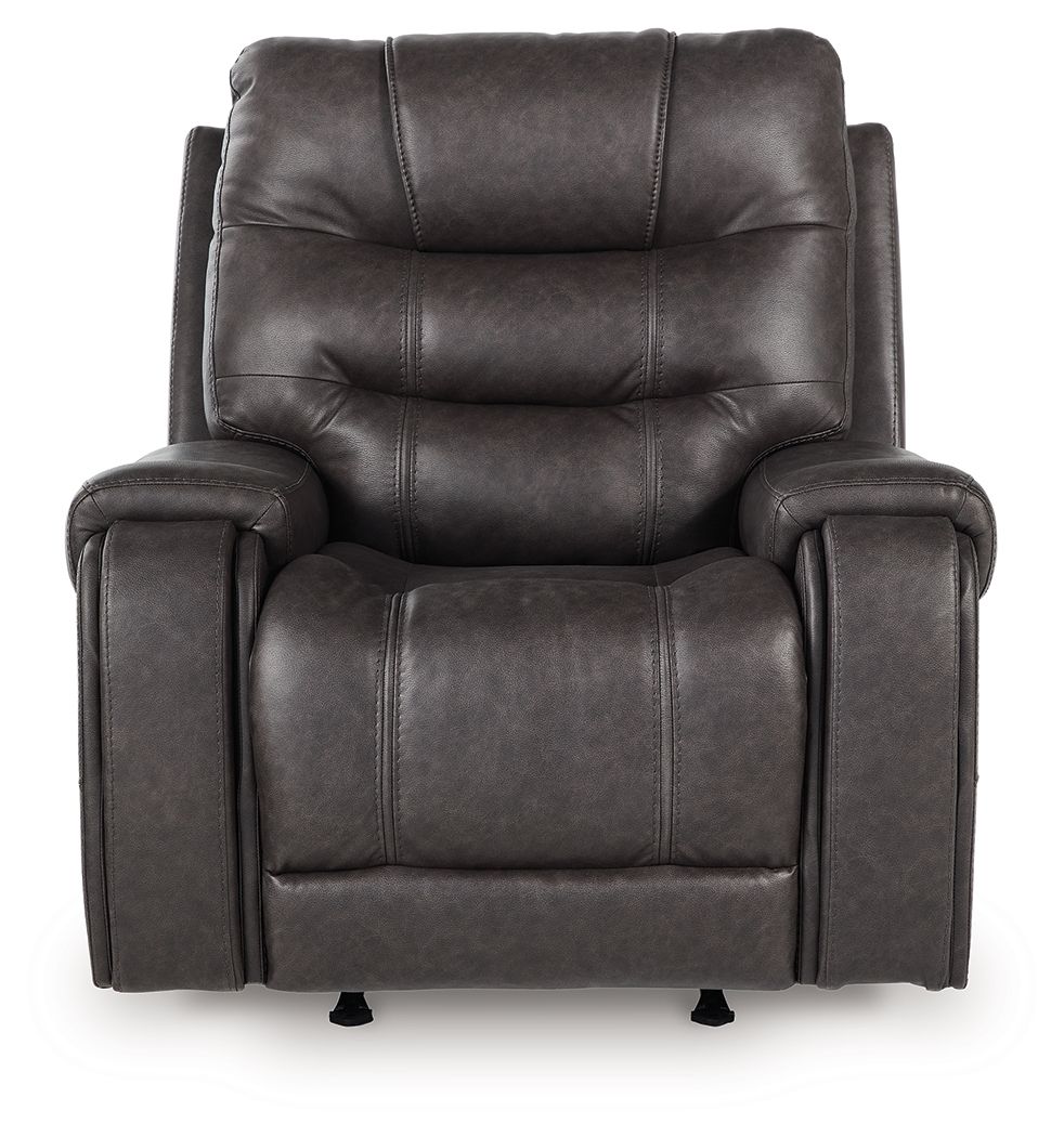 Femley - Rocker Recliner - Smoke by Ashley – view 2