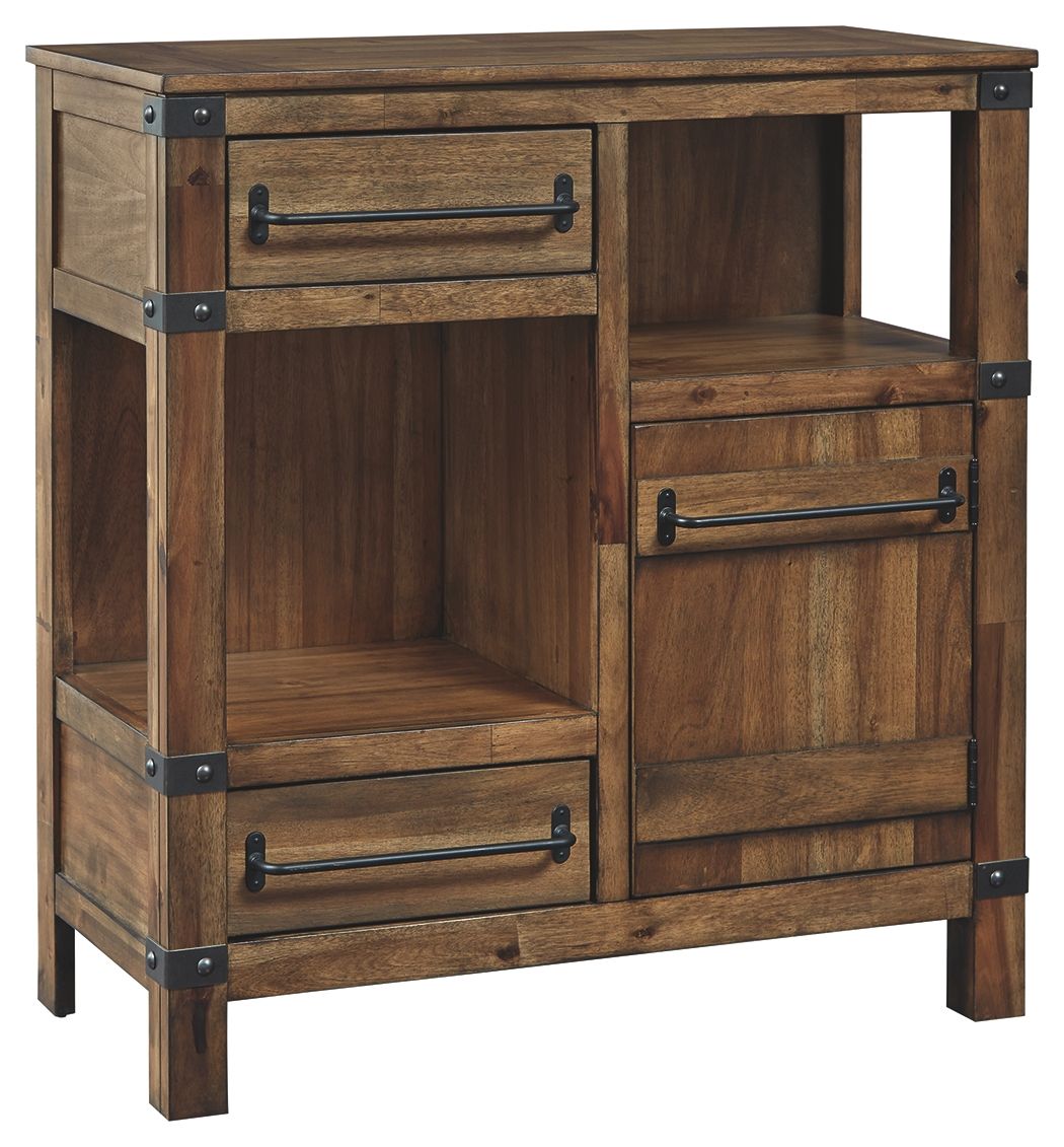 Roybeck - Accent Cabinet - Light Brown / Bronze by Ashley – Accent Cabinets