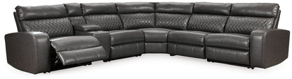 Samperstone - Power Reclining Sectional by Ashley – view 3