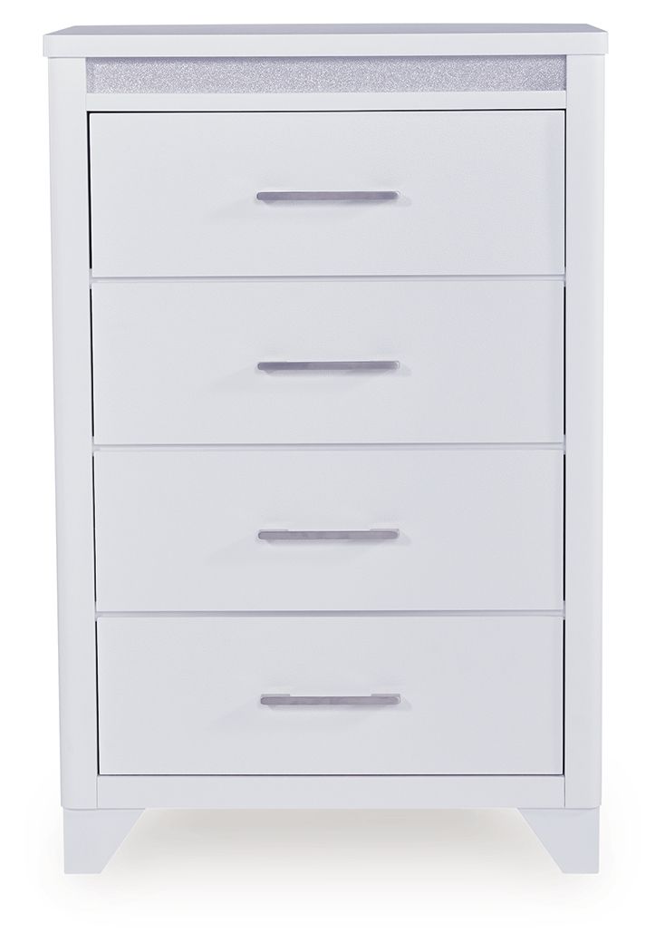 Jarlee - Four Drawer Chest - White by Ashley – view 2