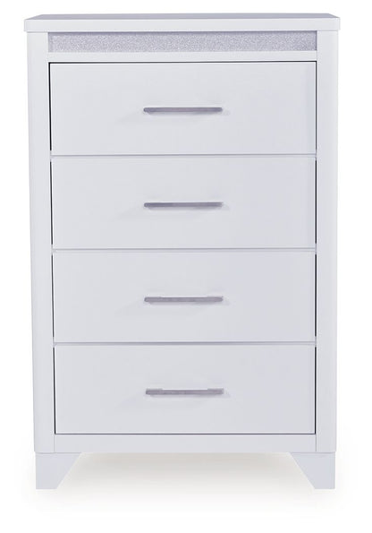 Jarlee - Four Drawer Chest - White by Ashley – view 2