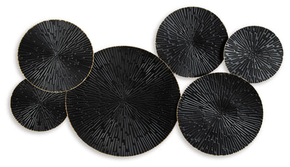 Rhetlen - Wall Decor - Black / Gold Finish by Ashley – Wall Decor
