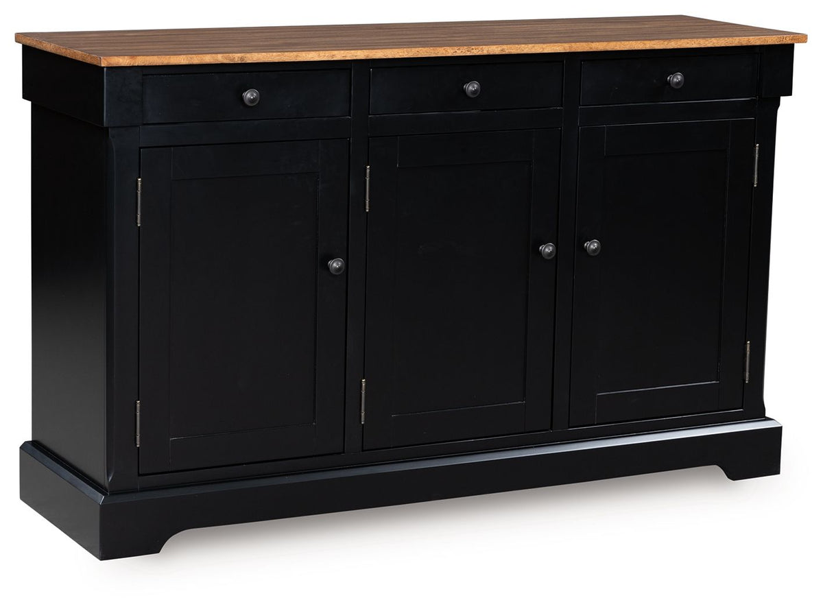 Wildenauer - Dining Room Buffet - Brown / Black by Ashley – Servers