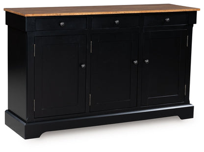 Wildenauer - Dining Room Buffet - Brown / Black by Ashley – Servers