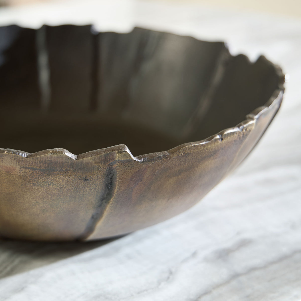 Aidman - Bowl - Black / Antique Gold Finish by Ashley – view 2