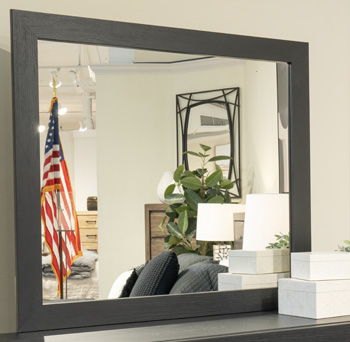 Stabotta - Bedroom Mirror - Black by Ashley – Mirrors