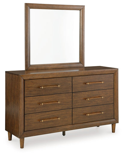 Lyncott - Dresser And Mirror - Brown by Ashley – Dresser & Mirror