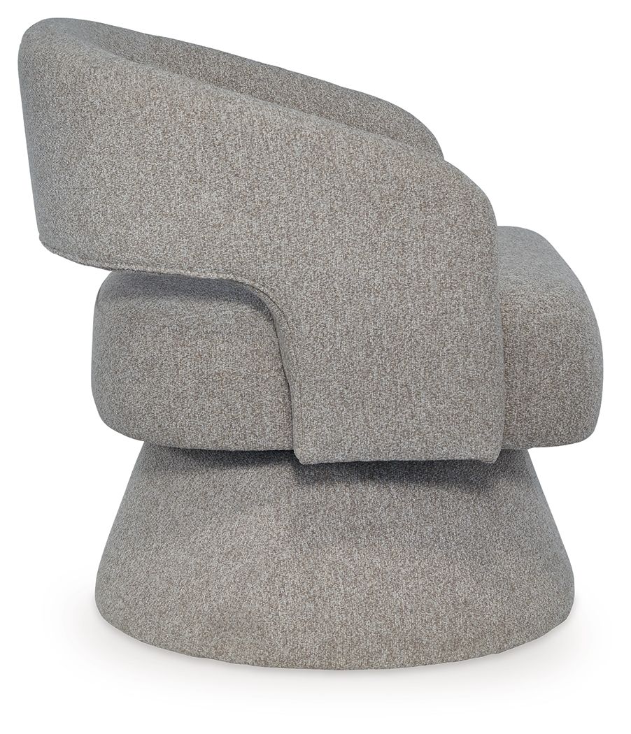 Nashkins - Swivel Accent Chair - Pebble by Ashley – view 2