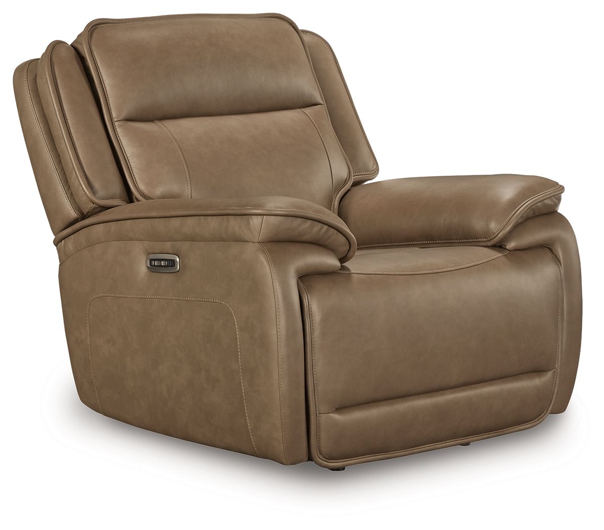 Glencroft - Power Recliner / Adjustable Headrest - Sahara by Ashley – Reclining Chairs