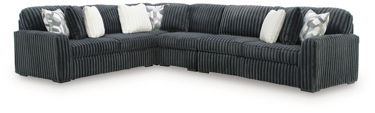 Midnight-Madness - 4 Piece Sectional by Ashley – view 2