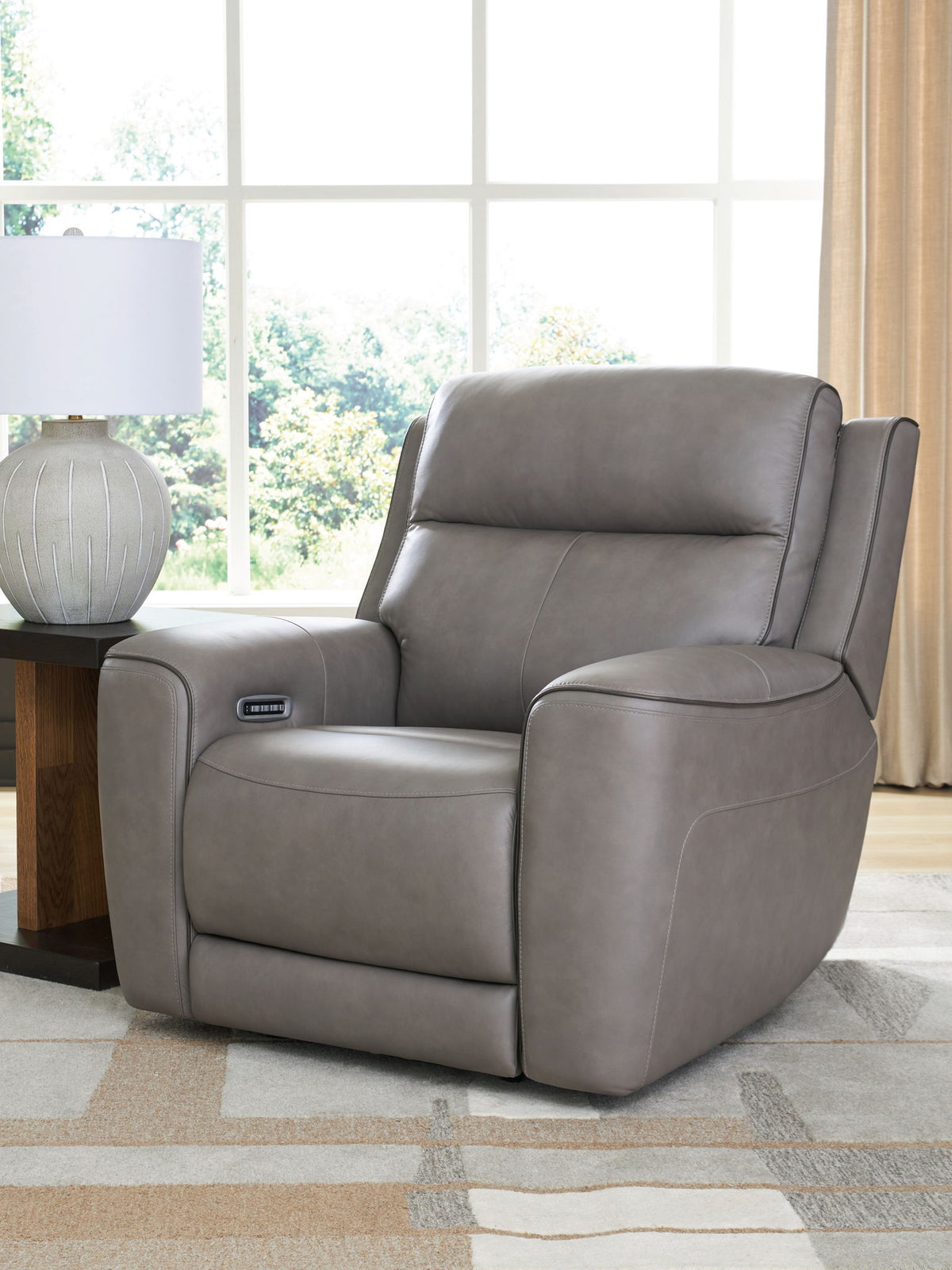 5Z-Comfort - Relaxation - Power Recliner With Adj Headrest by Ashley – view 3