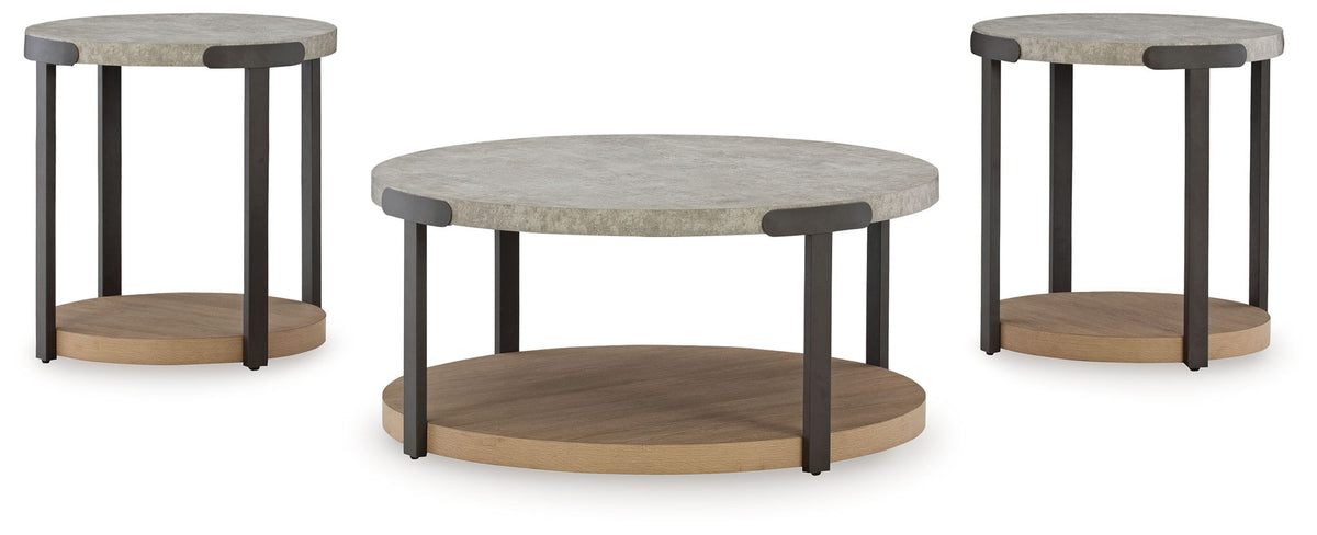 Darthurst - Occasional Table Set (Set of 3) - Light Brown by Ashley – view 2