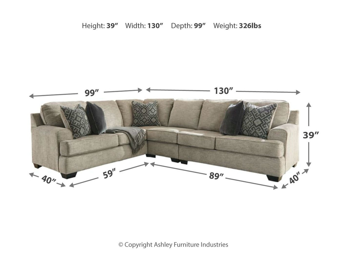 Bovarian - 4 Piece Sectional Set by Ashley – view 3