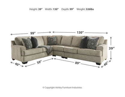 Bovarian - 4 Piece Sectional Set by Ashley – view 3
