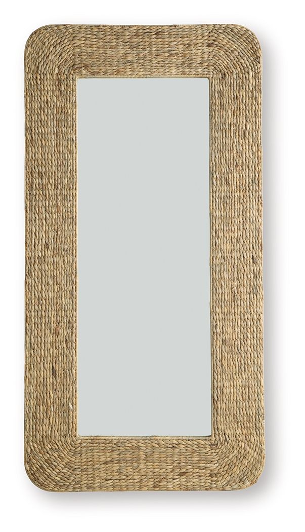 Norigan - Floor Mirror - Natural by Ashley – Floor Mirrors