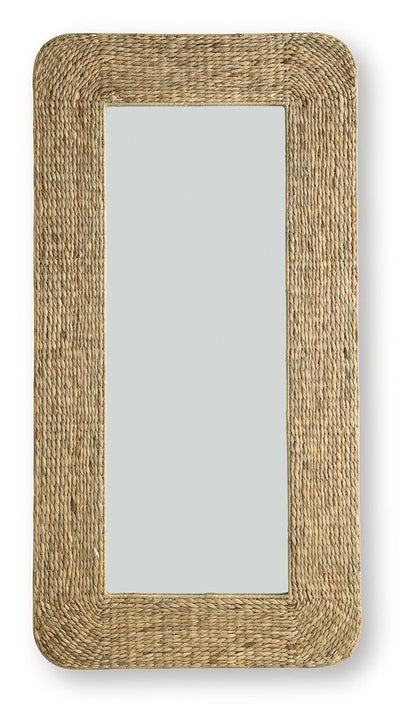 Norigan - Floor Mirror - Natural by Ashley – Floor Mirrors