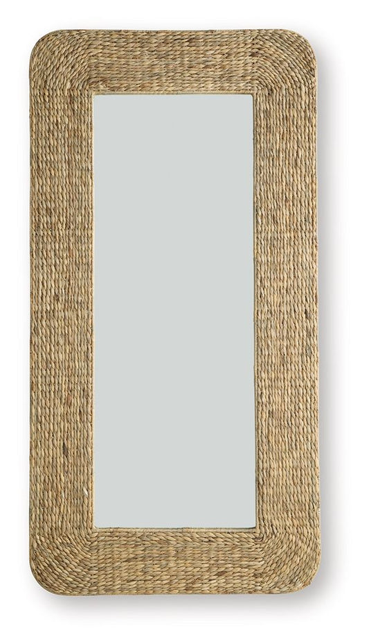 Norigan - Floor Mirror - Natural by Ashley – Floor Mirrors