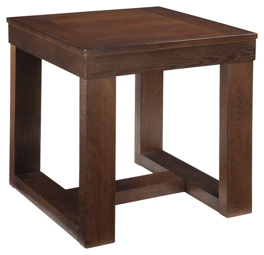 Watson - Square End Table - Dark Brown by Ashley – End Tables