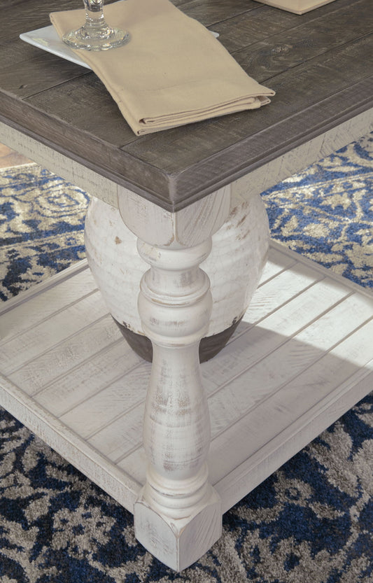 Havalance - Rectangular End Table - Gray / White by Ashley – view 2