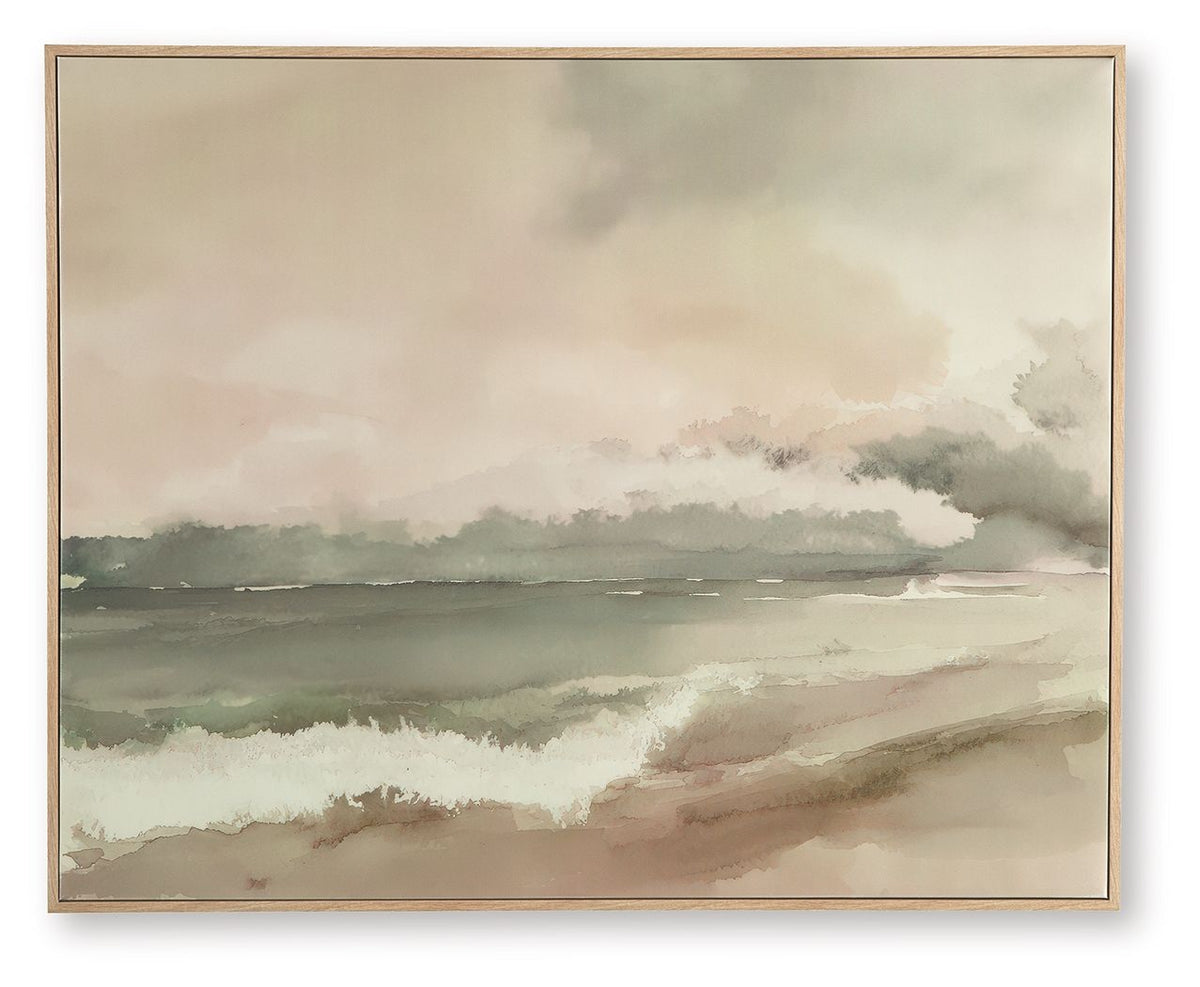 Vallus - Wall Art - Blush / Green / Gray by Ashley – Canvas Art
