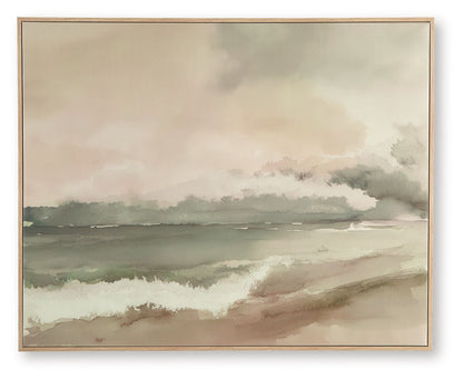 Vallus - Wall Art - Blush / Green / Gray by Ashley – Canvas Art