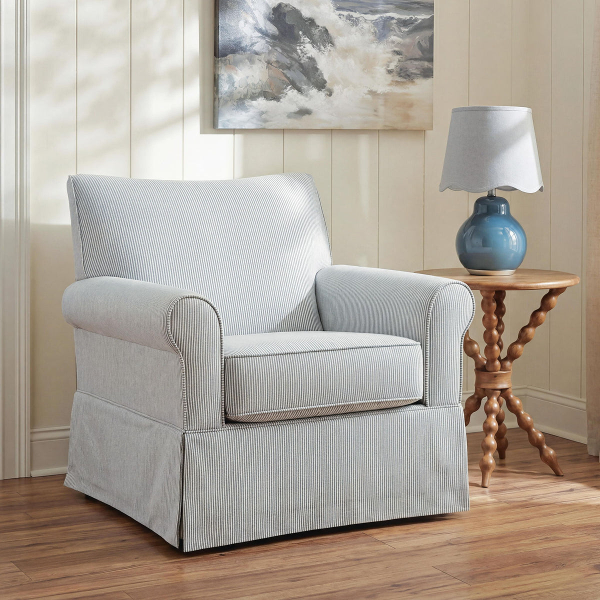 Searcy - Swivel Glider Accent Chair by Ashley – view 3