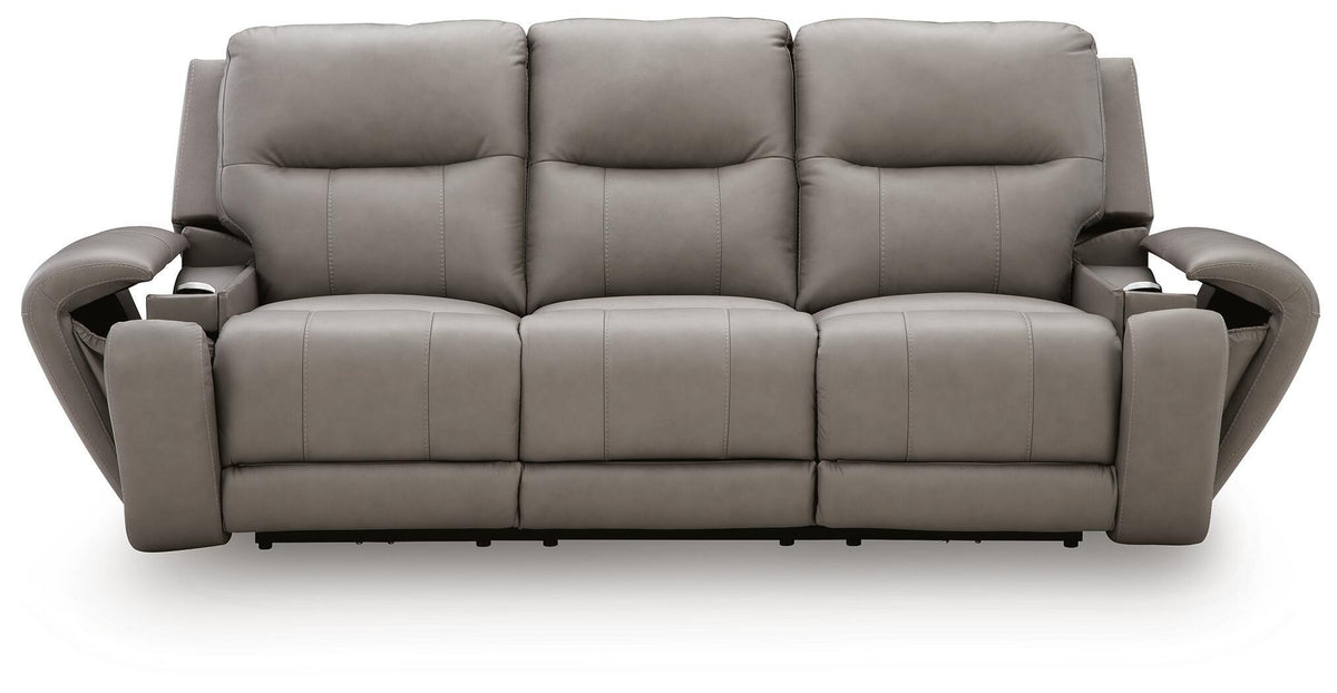 Real Moments - Power Reclining Sofa With Audio Seating - Ash by Ashley – view 2