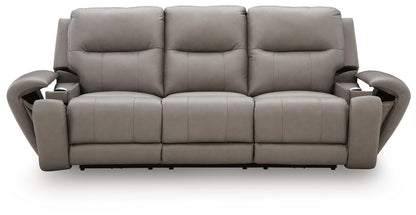 Real Moments - Power Reclining Sofa With Audio Seating - Ash by Ashley – view 2