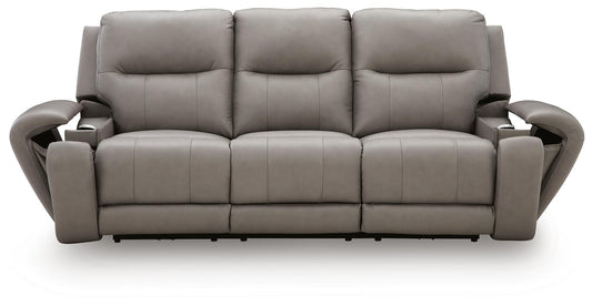 Real Moments - Power Reclining Sofa With Audio Seating - Ash by Ashley – view 2